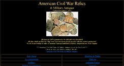 Desktop Screenshot of americancivilwarrelics.com